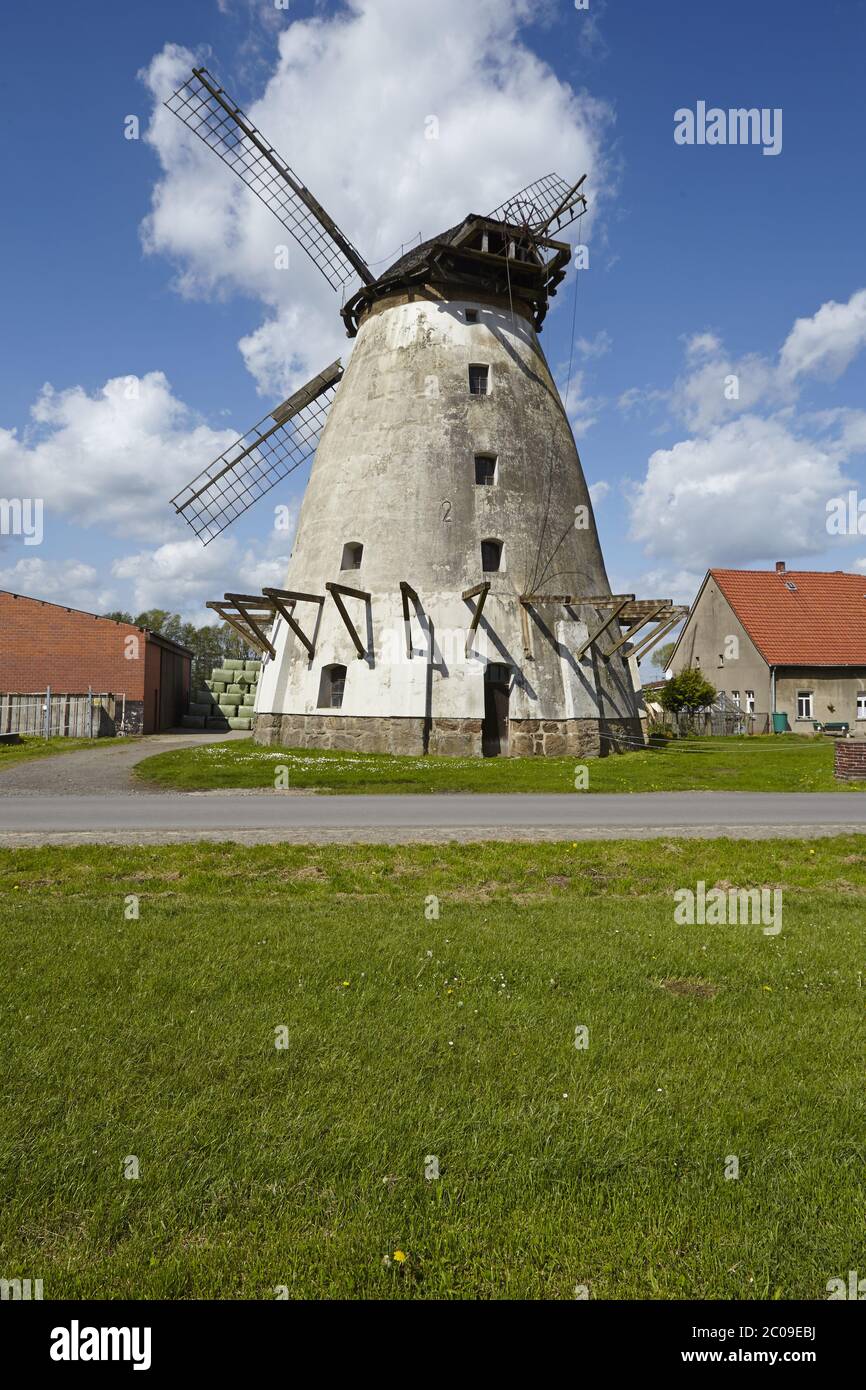 Windmill Minden Stock Photo