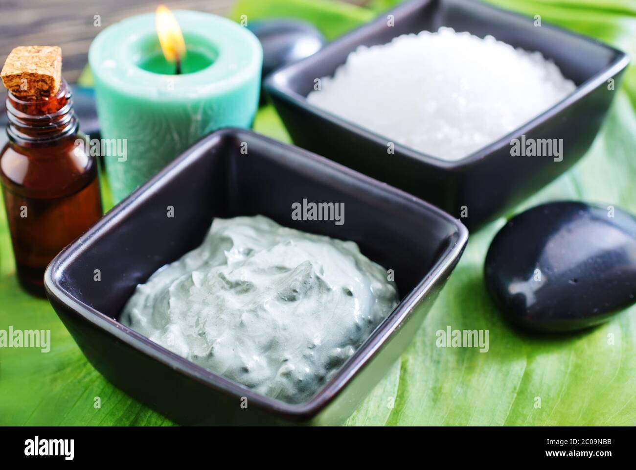 clay and sea salt Stock Photo Alamy