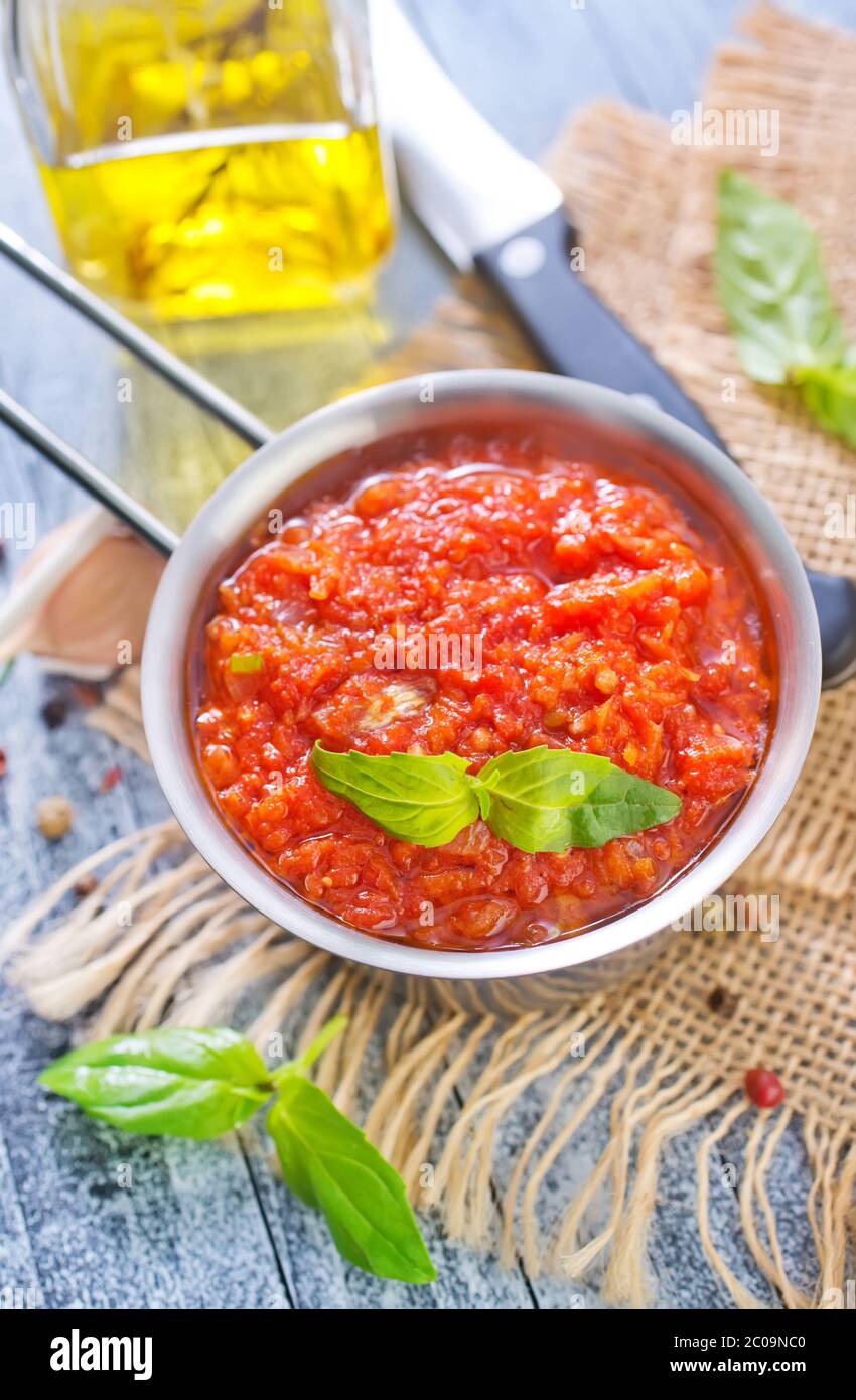 chilli sauce Stock Photo