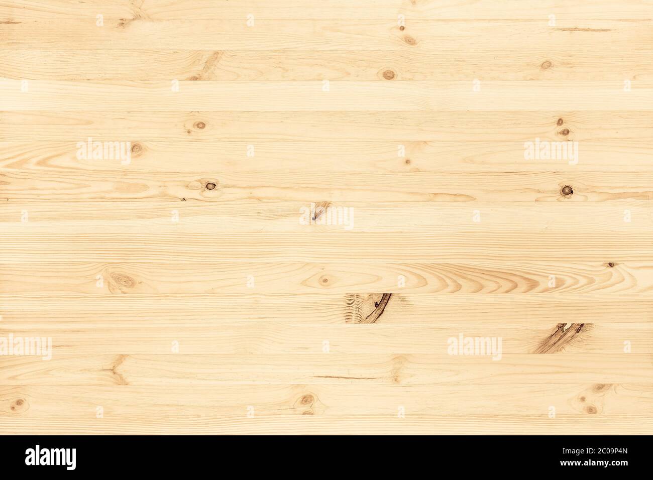 Natural light colored wood texture background viewed from above. Use this clean wooden textured material as graphic design asset for a wall, floor boa Stock Photo