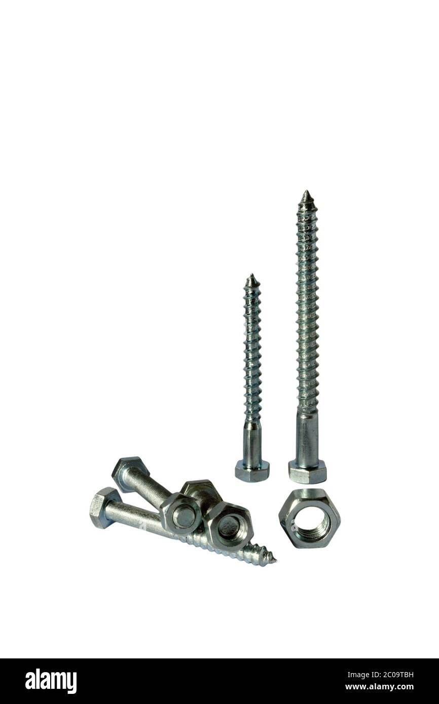 Assorted screws nuts and bolts Stock Photo Alamy