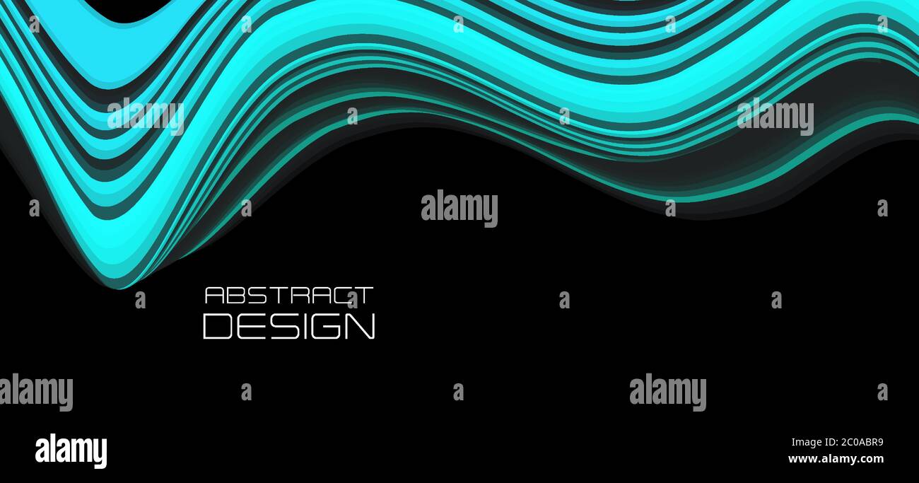 Vector Modern abstract design background Flow motion Stock Vector Image ...