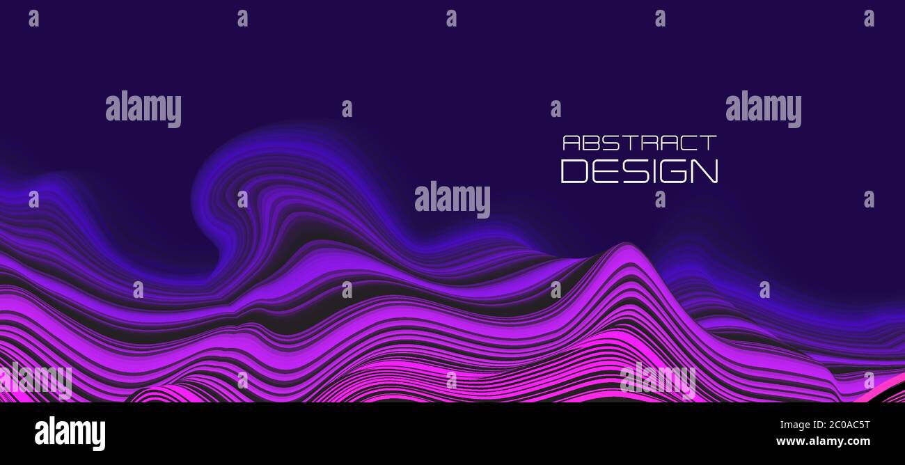 Vector Modern abstract design background Flow motion Stock Vector Image ...