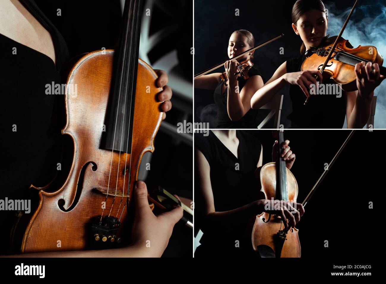 Musical instruments collage hi-res stock photography and images - Alamy