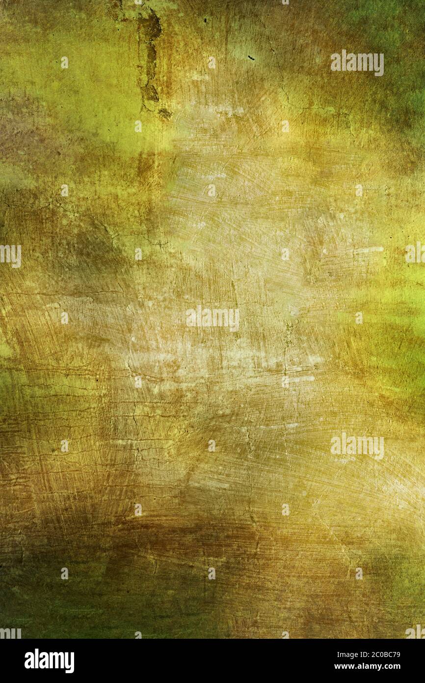 Abstract green brown distressed stone texture grunge effect background