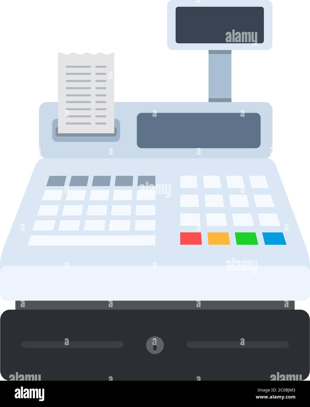 Cash machine flat icon vector isolated Stock Vector