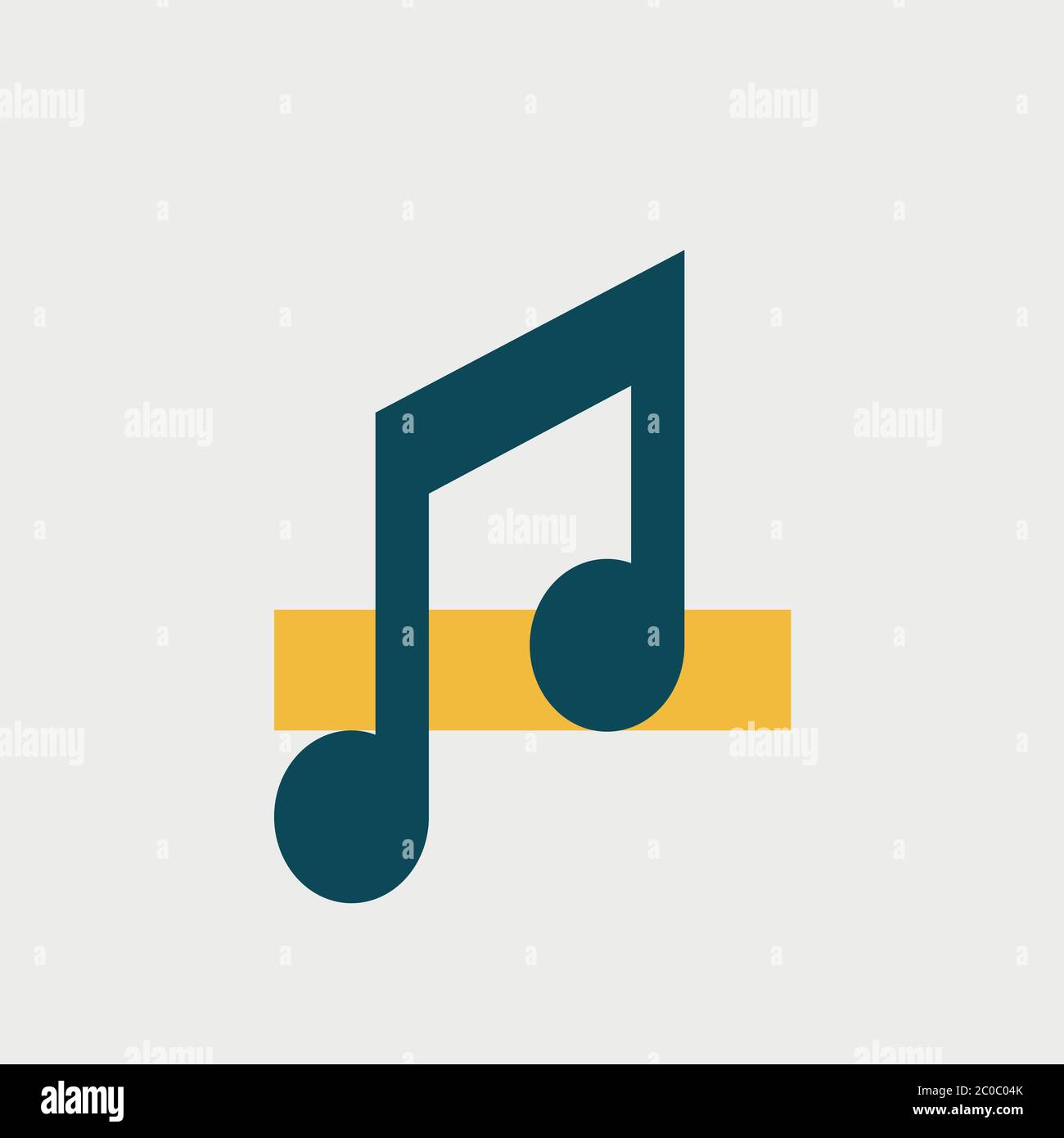 Music notes icons . Vector illustration eps 10 Stock Vector