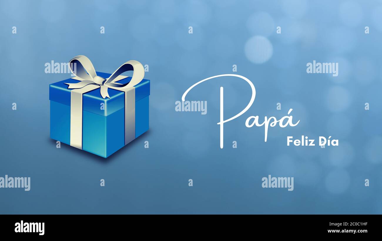 Greeting card for father’s day .Light blue background with the text