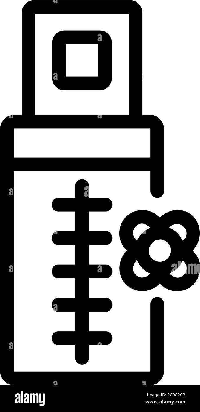 canola aromatic liquid bottle icon vector outline illustration Stock ...