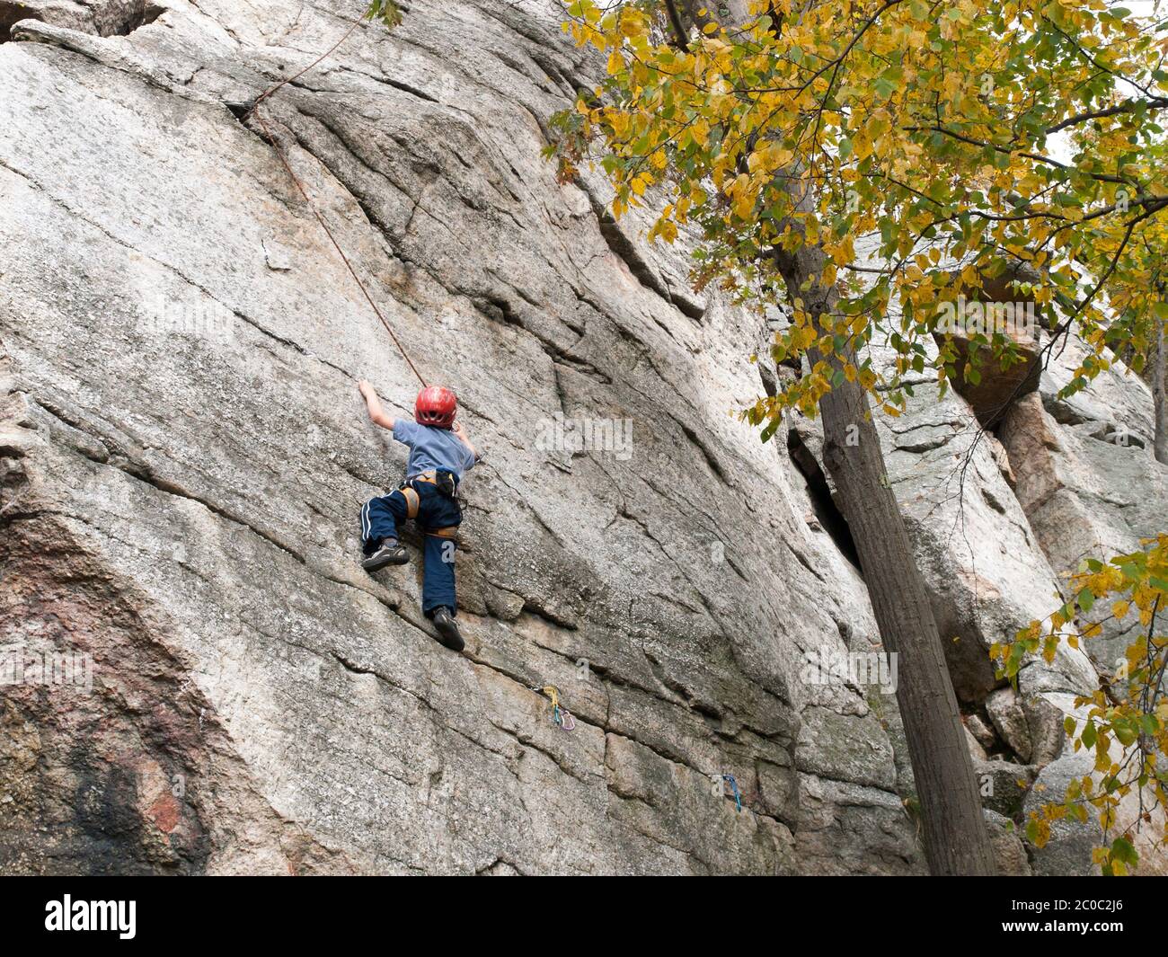 Rock Climbing at New Paltz, NY Stock Photo Alamy