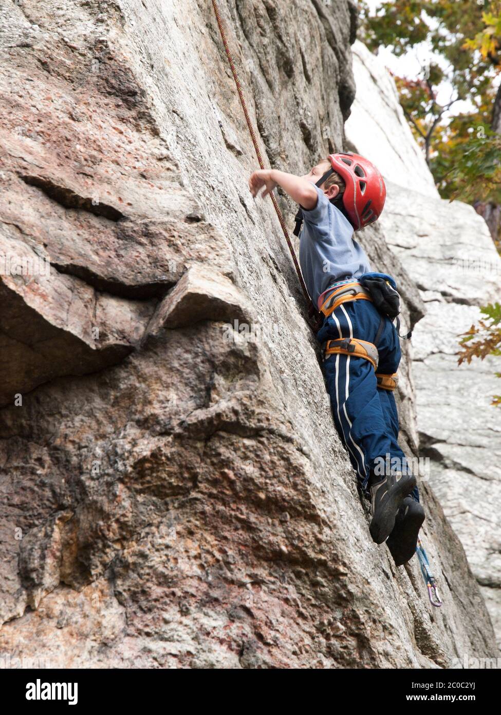 Rock Climbing at New Paltz, NY Stock Photo Alamy