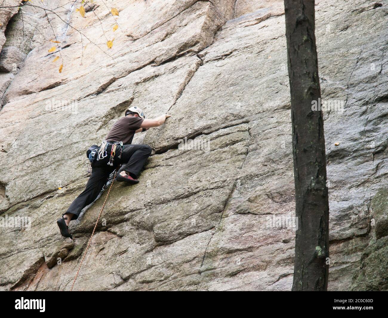 Rock Climbing at New Paltz, NY Stock Photo Alamy