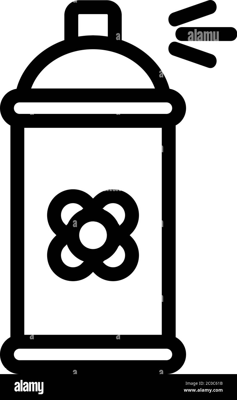 canola spraying aromatic liquid icon vector outline illustration Stock ...