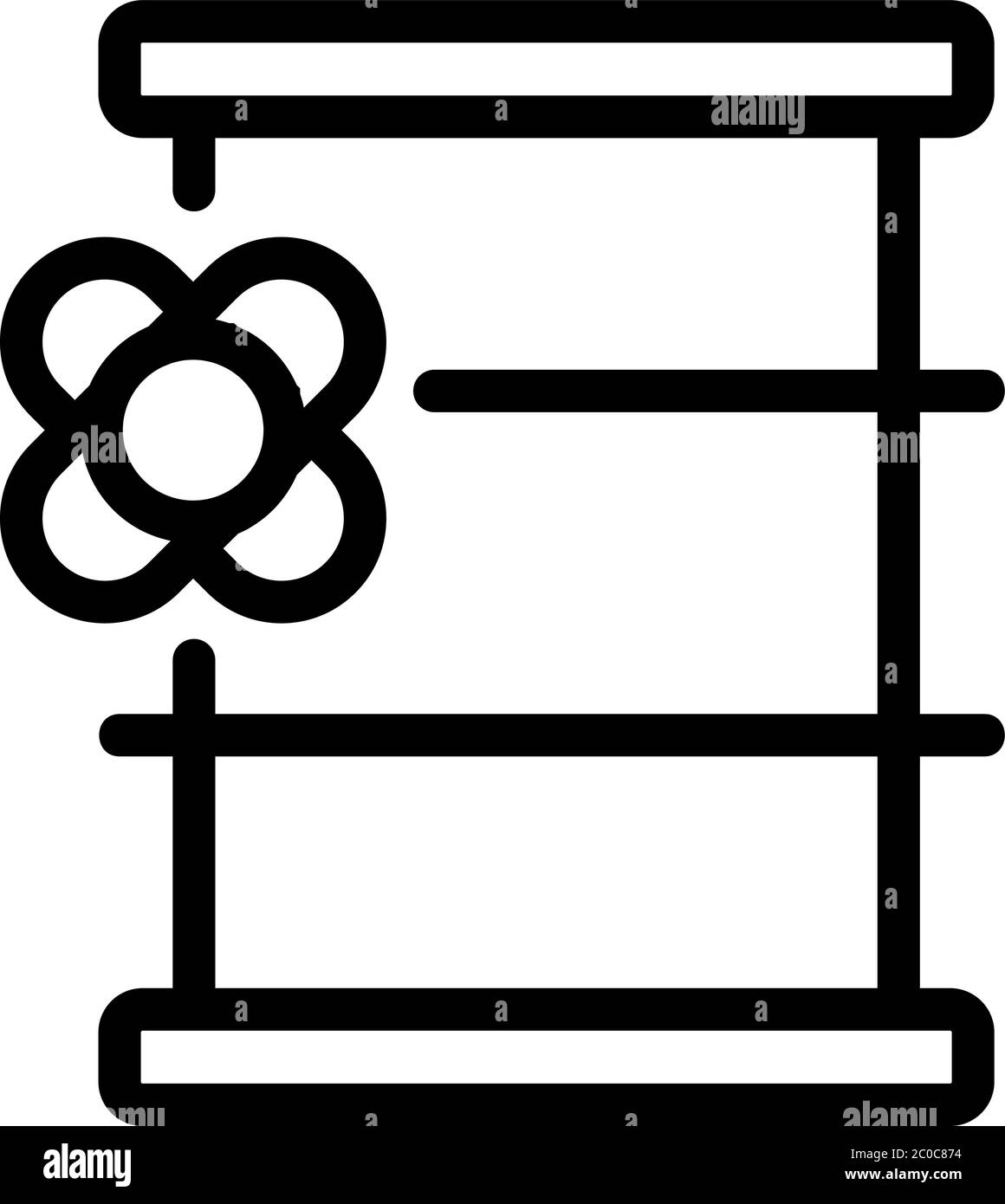 canola barrel icon vector outline illustration Stock Vector Image & Art ...