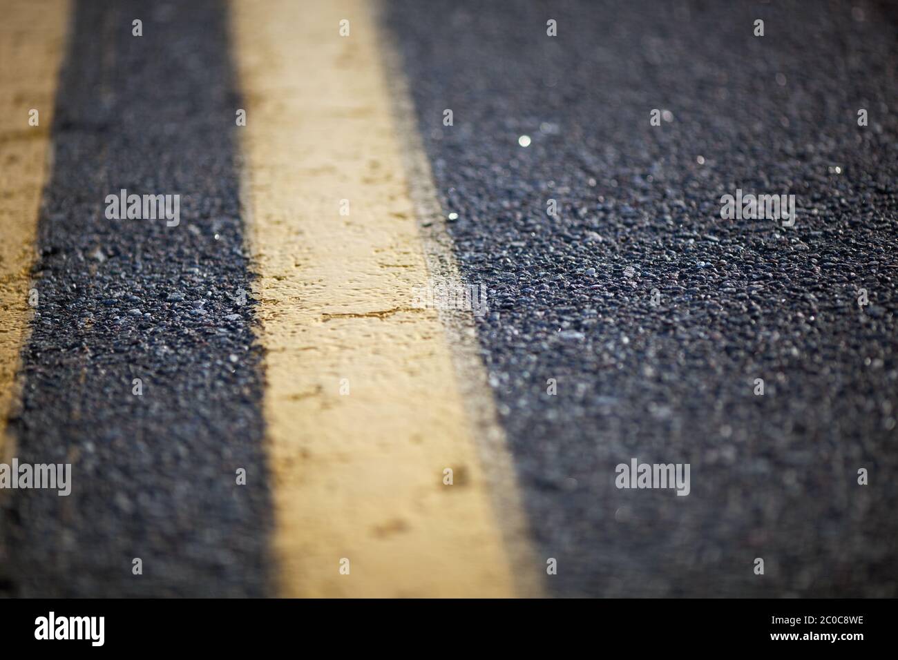 Marked road Stock Photo