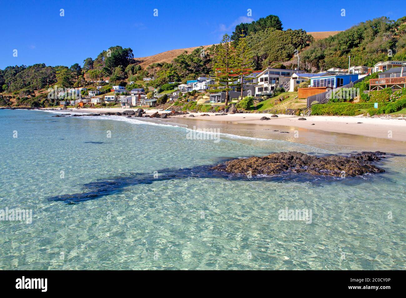Boat Harbour Beach Stock Photo Alamy