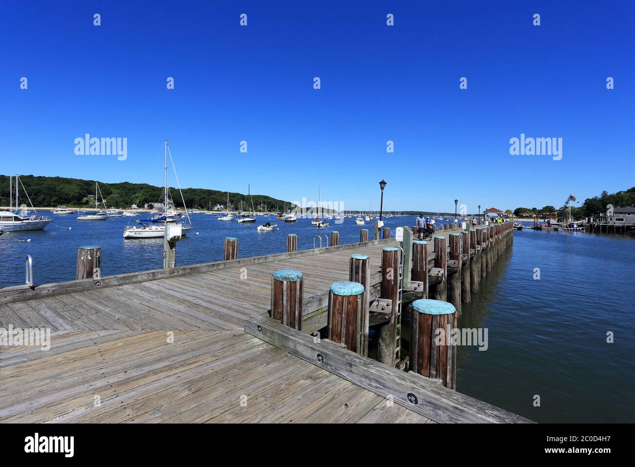Northport harbor Long Island New York Stock Photo