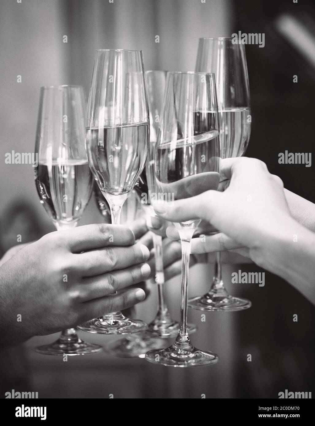 Celebration Toast with Champagne Stock Photo - Image of champagne