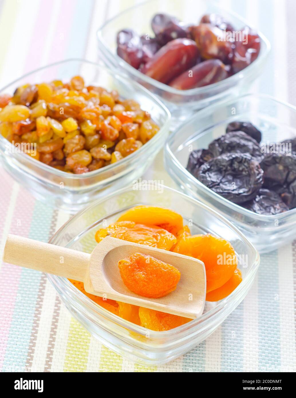 dried apricots, raisins and dates Stock Photo Alamy