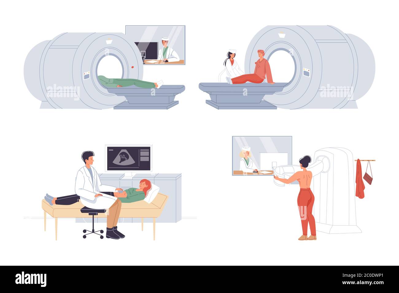 Patient diagnostic on medical technology equipment Stock Vector Image & Art Alamy