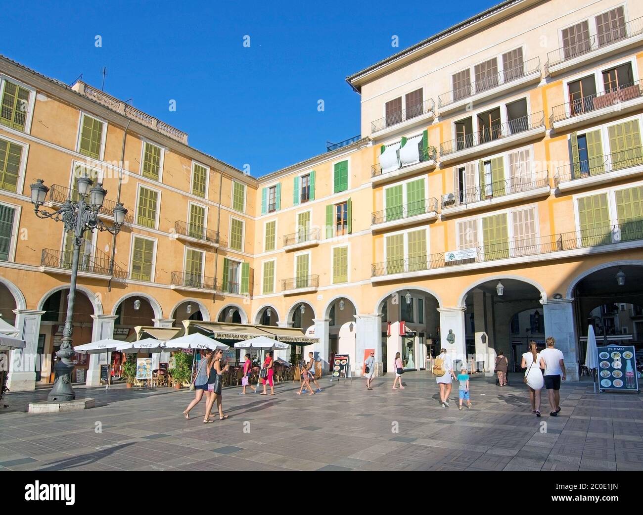 Plaza Mayor view Stock Photo - Alamy