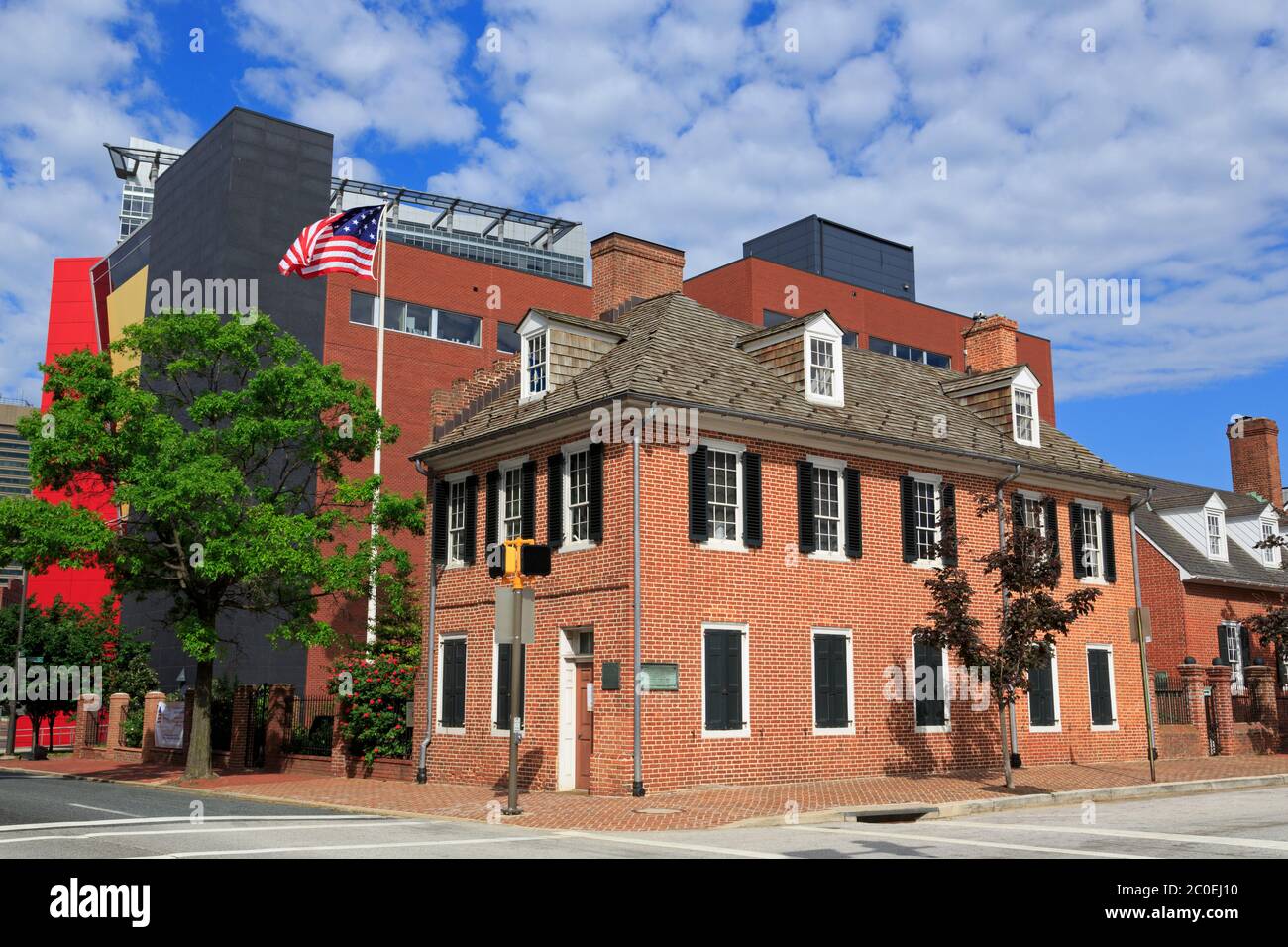 Star Spangled Banner Flag House Museum, Baltimore, Maryland, USA Stock Photo