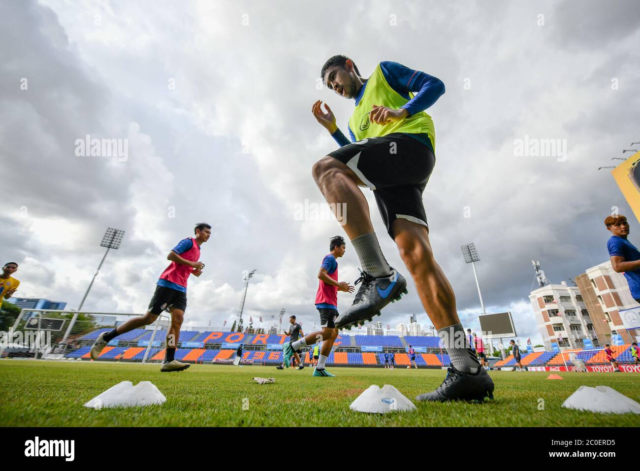 Bangkok, Thailand. 10th June, 2020. Athibordee Atirat of Port Fc during