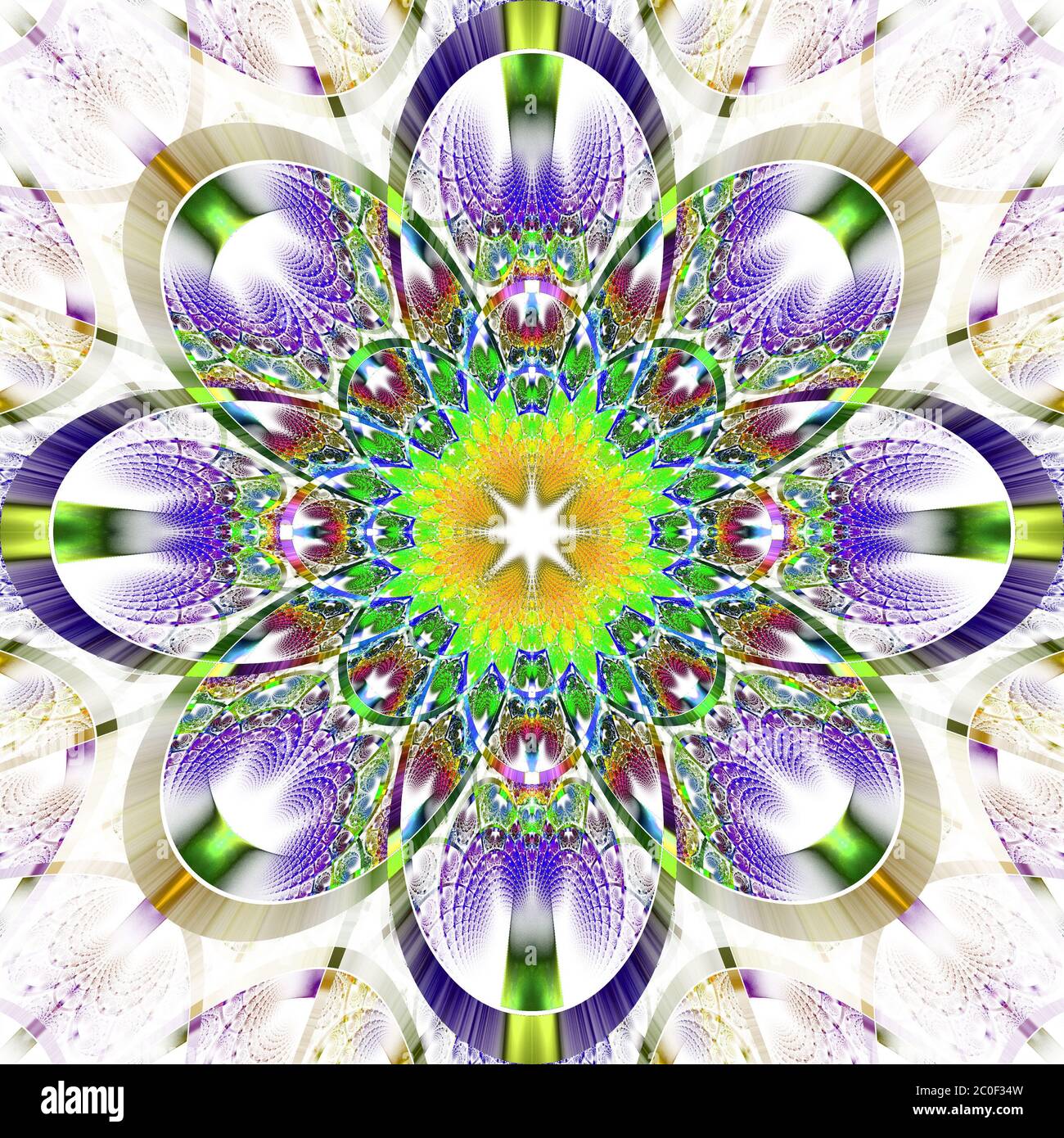 Symmetrical mosaic stones hi-res stock photography and images - Alamy