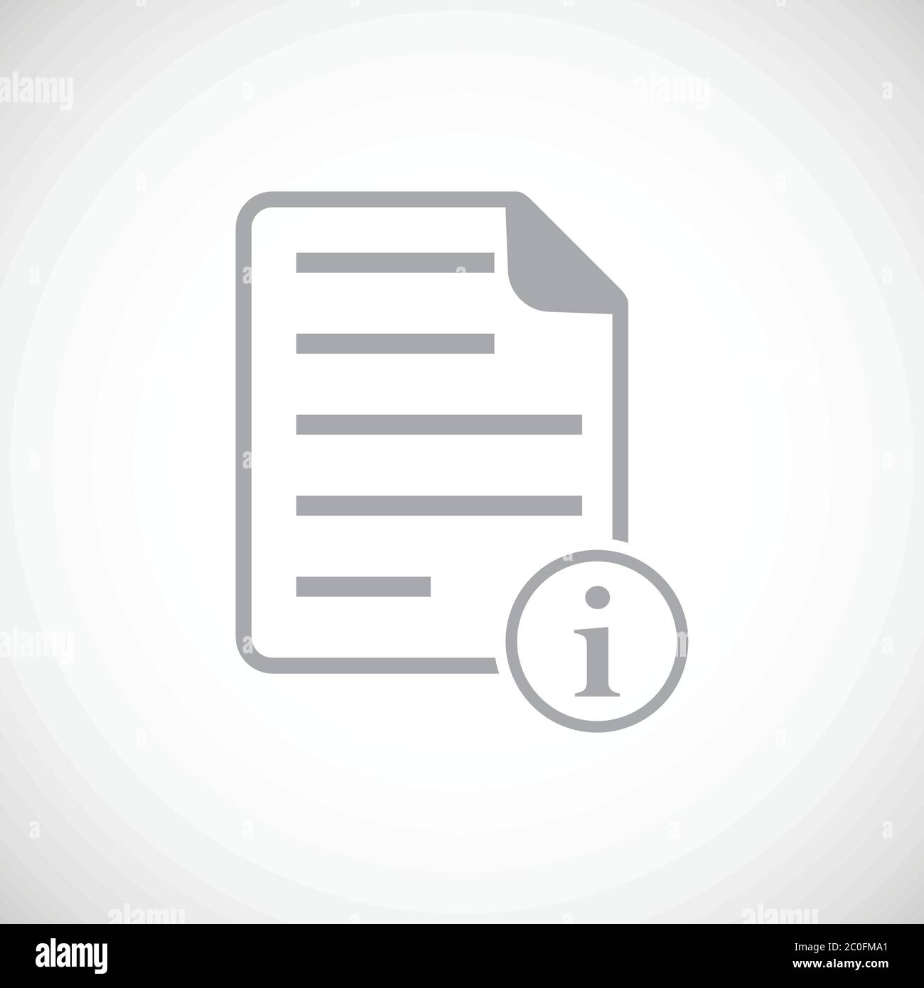 Information document icon Stock Photo - Alamy