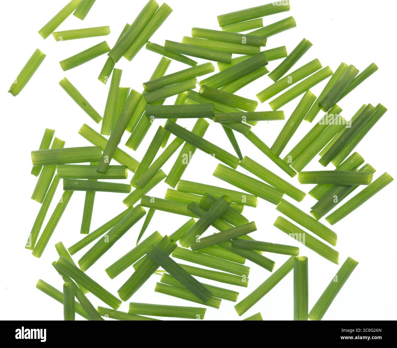 Green onion isolated on white background Stock Photo - Alamy