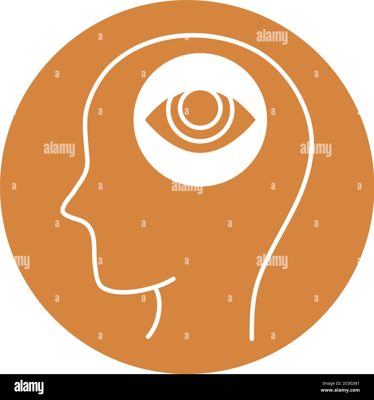 Amnesia brain silhouette Stock Vector Images - Alamy