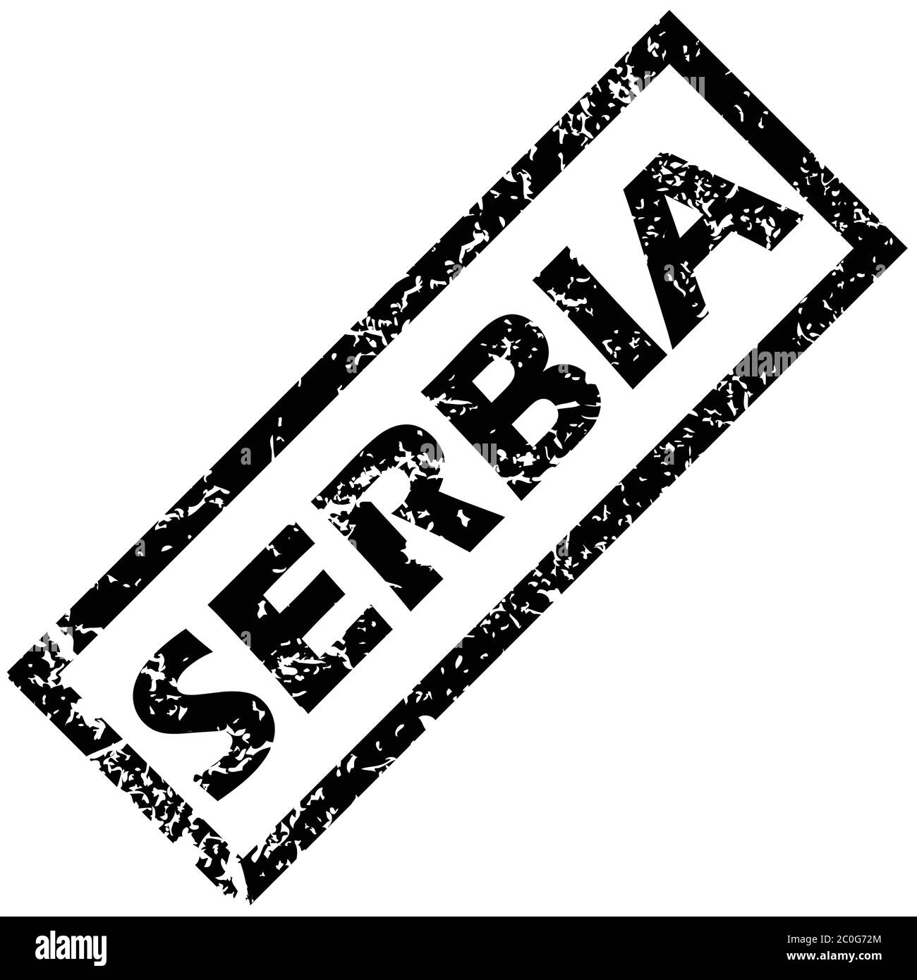 Serbia stamp hires stock photography and images Alamy