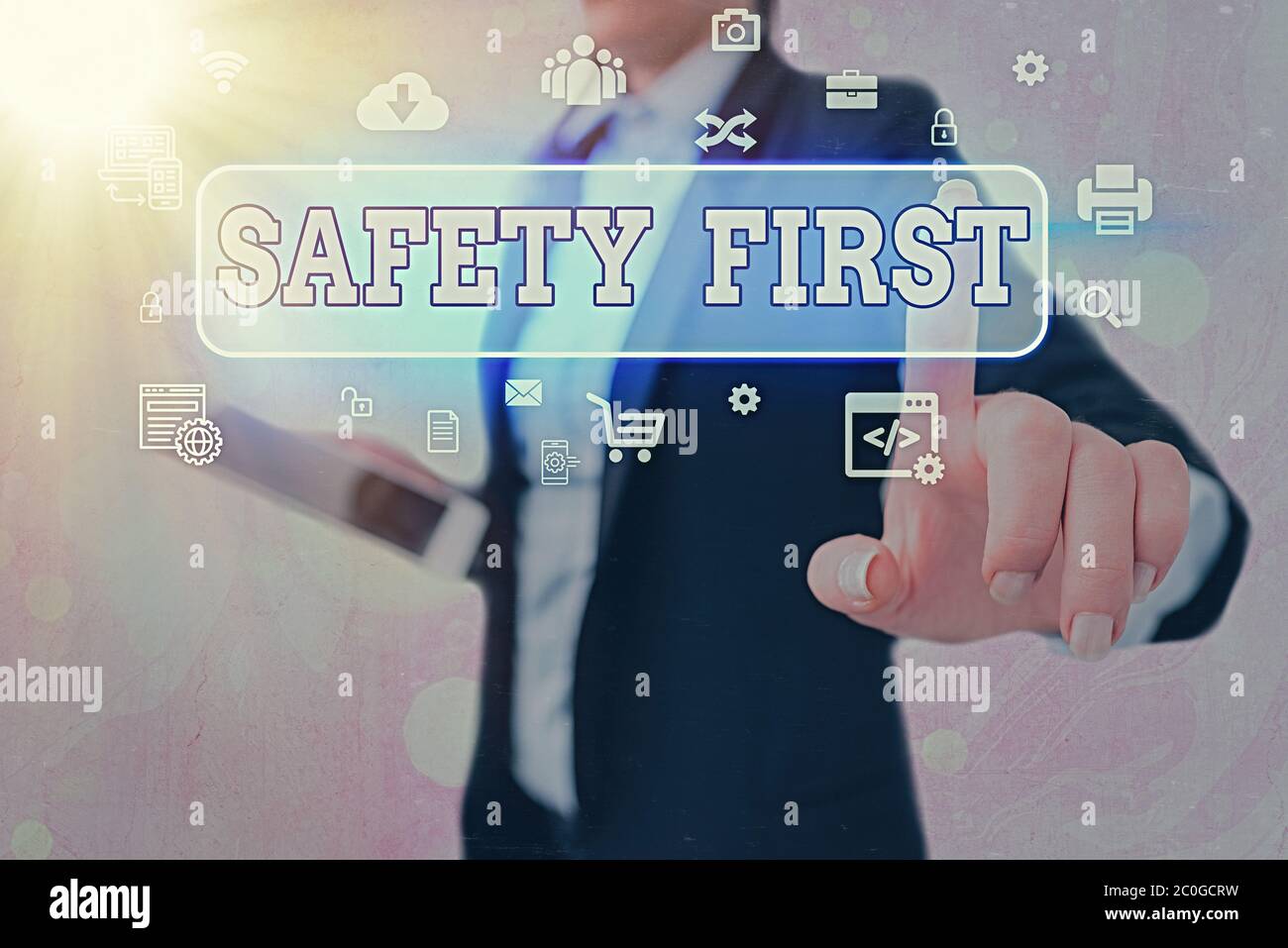 Safety first meaning warning prevention hi-res stock photography and ...