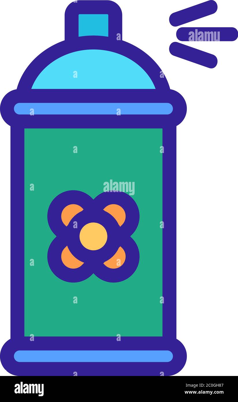 canola spraying aromatic liquid icon vector outline illustration Stock ...