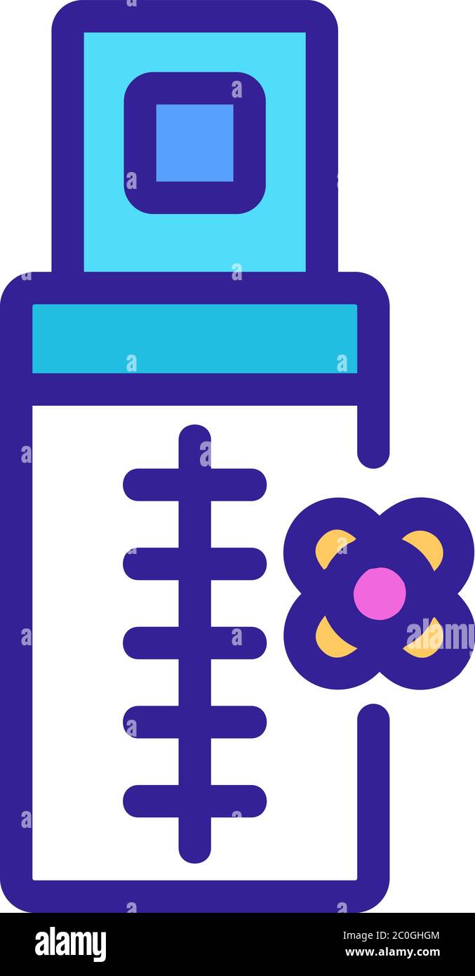 canola aromatic liquid bottle icon vector outline illustration Stock ...