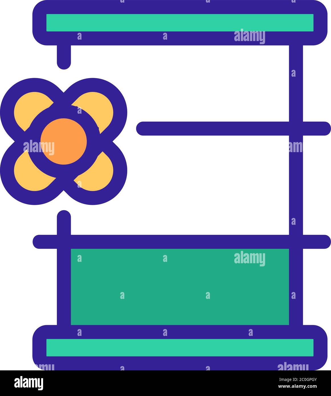 canola barrel icon vector outline illustration Stock Vector Image & Art ...