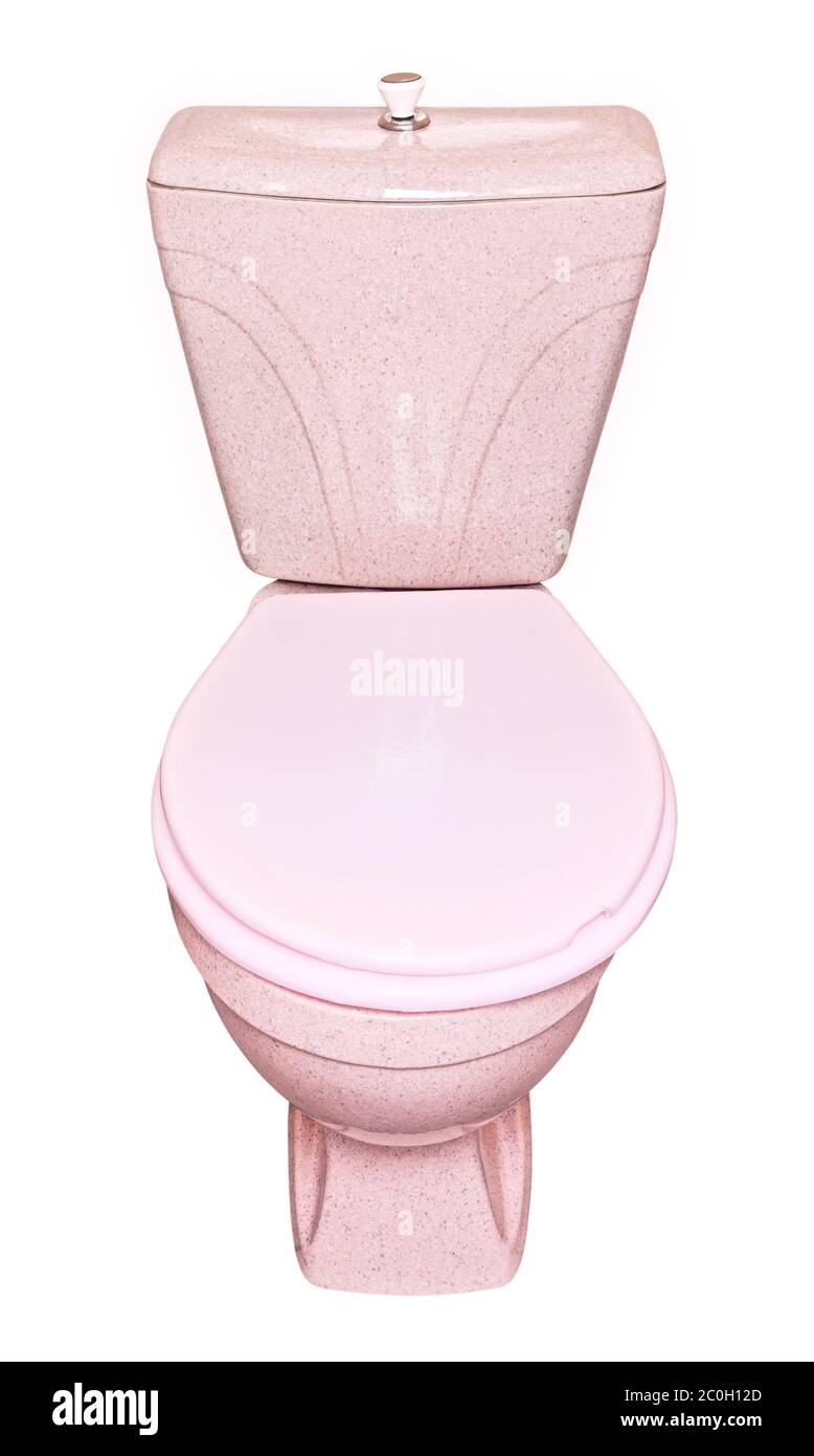 Pink Toilet Bowl Stock Photo Alamy
