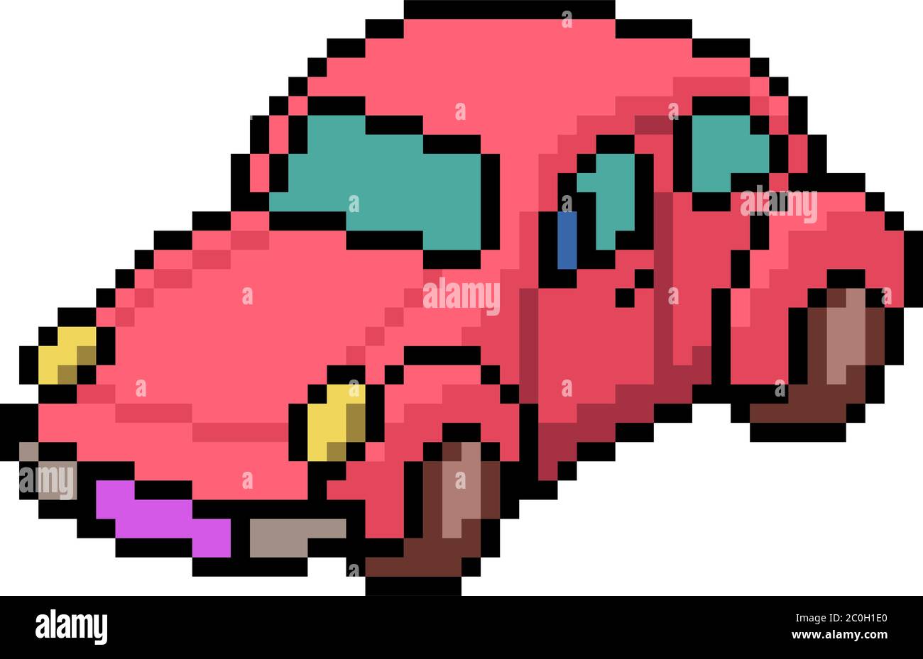 Pixel Art Voiture De Course Facile Car pixel art Stock Vector Images - Alamy