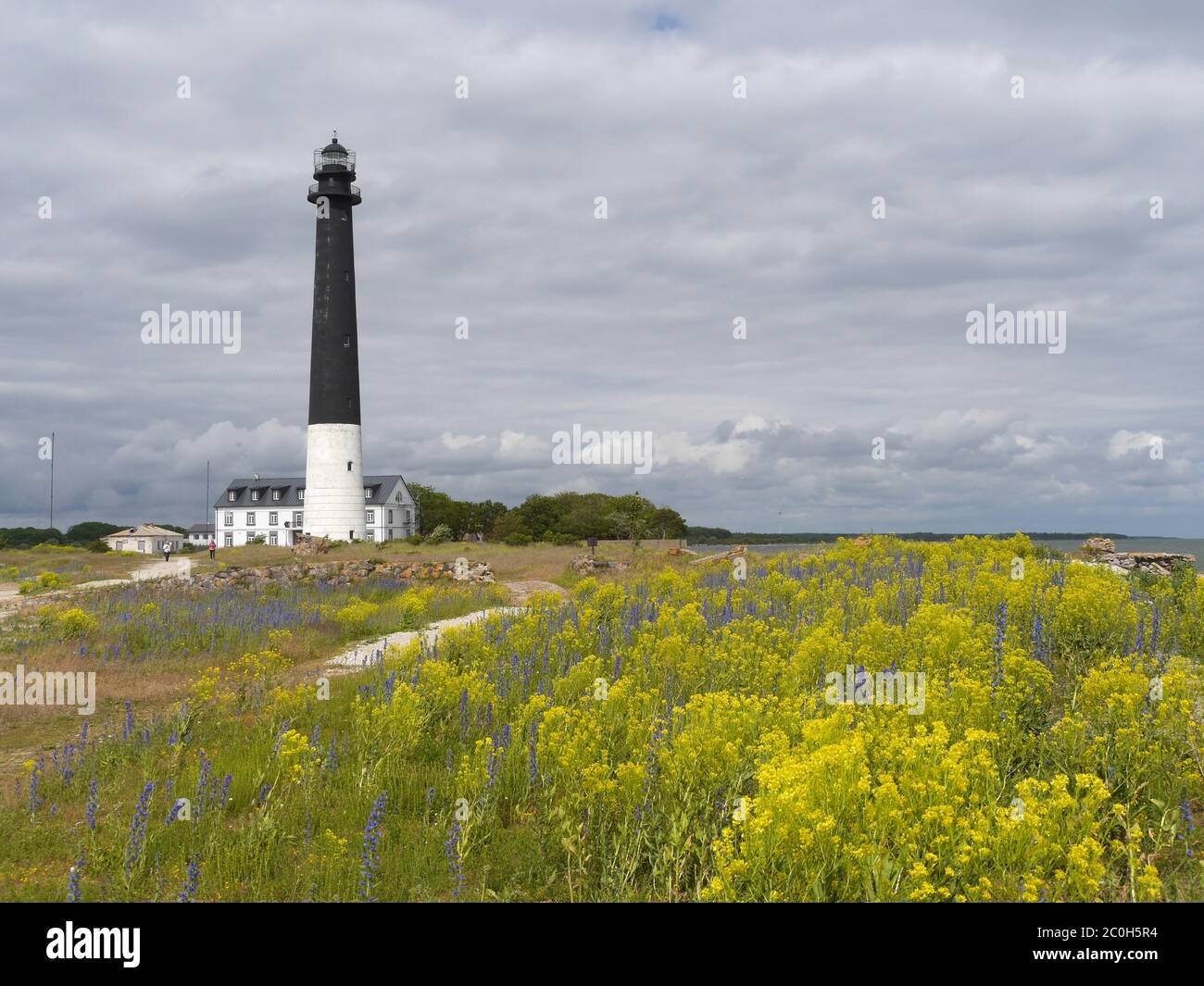 lighthouse  Sövre, Sääre, Estonia Stock Photo
