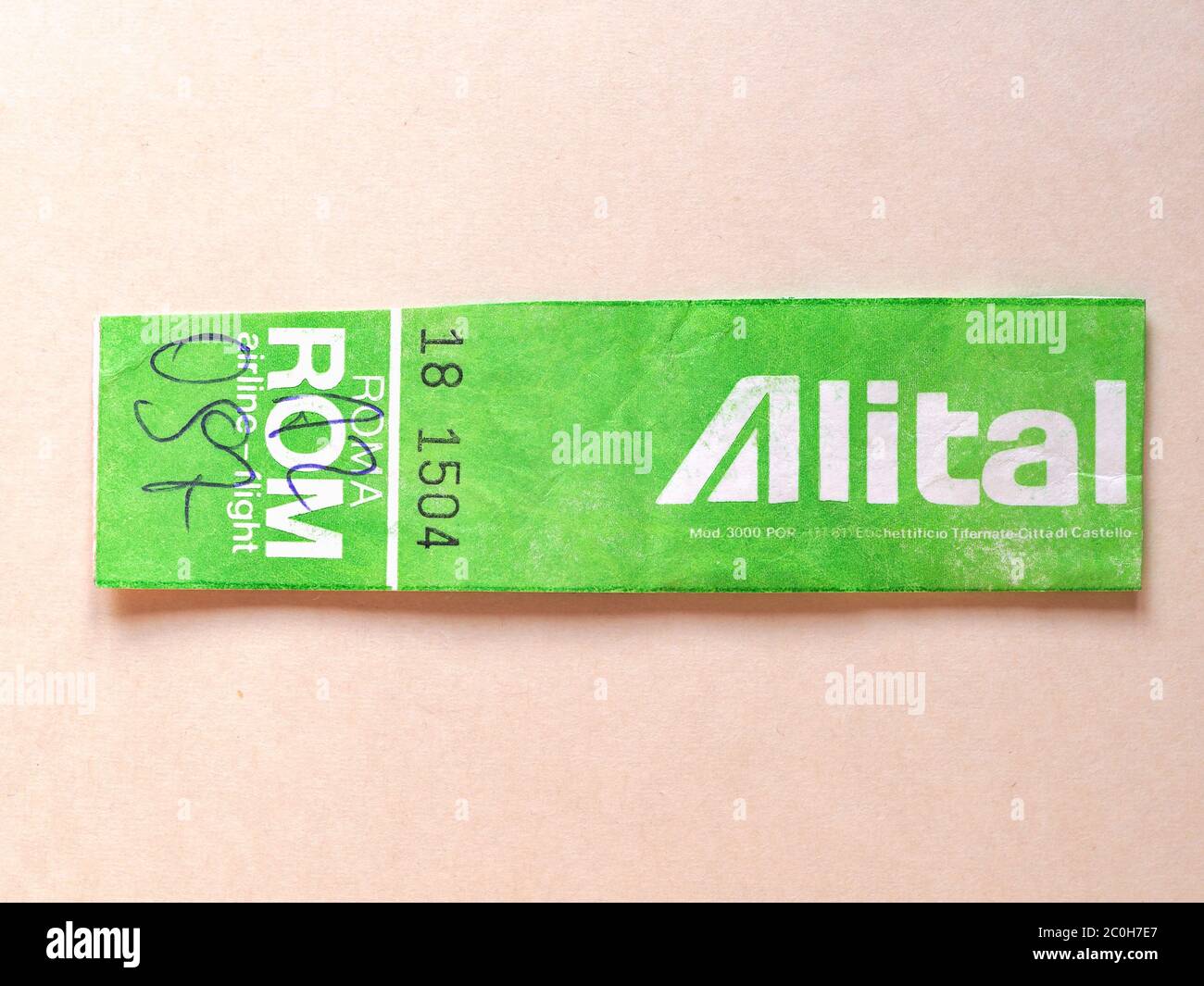alitalia check in baggage