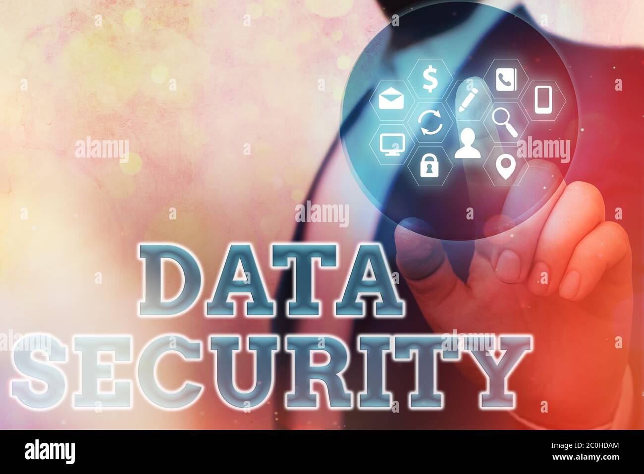 Handwriting text Data Security. Conceptual photo Protected important an individualal data from unauthorized access Stock Photo
