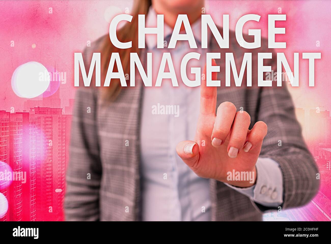 Handwriting text writing Change Management. Conceptual photo ...