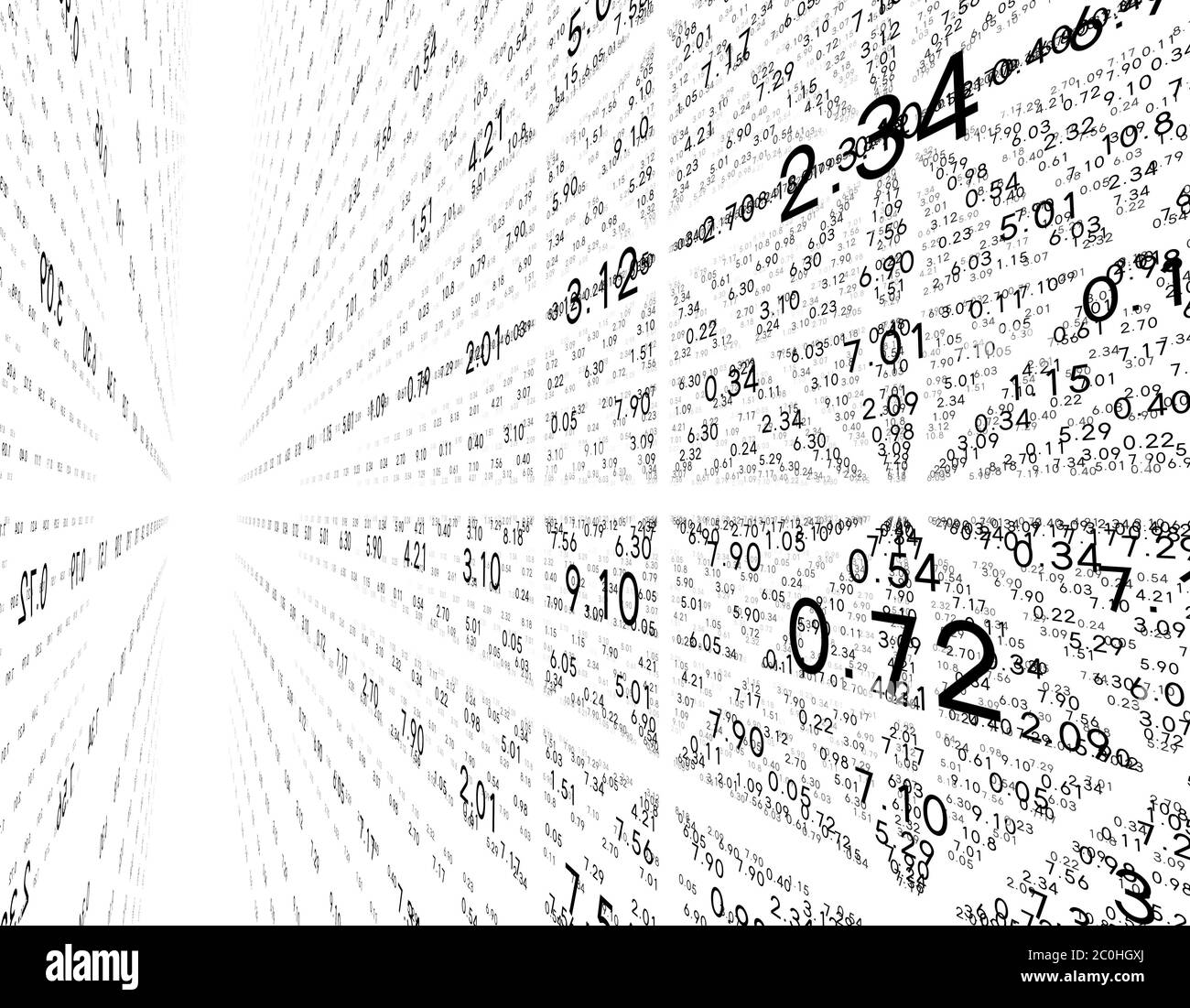 Electronic data array, network data storage and transmission Stock ...
