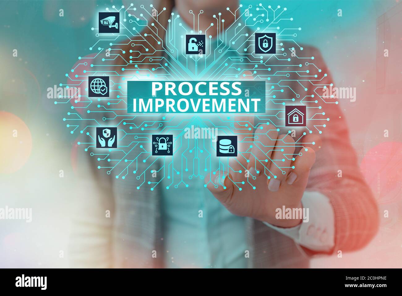 Handwriting text writing Process Improvement. Conceptual photo task of ...