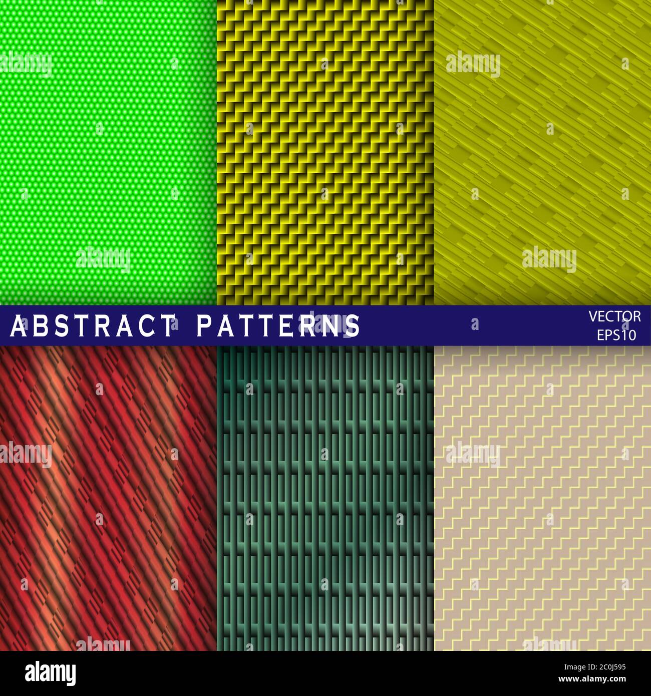 Vector set of patterns for textile design and decoration, packaging and ...