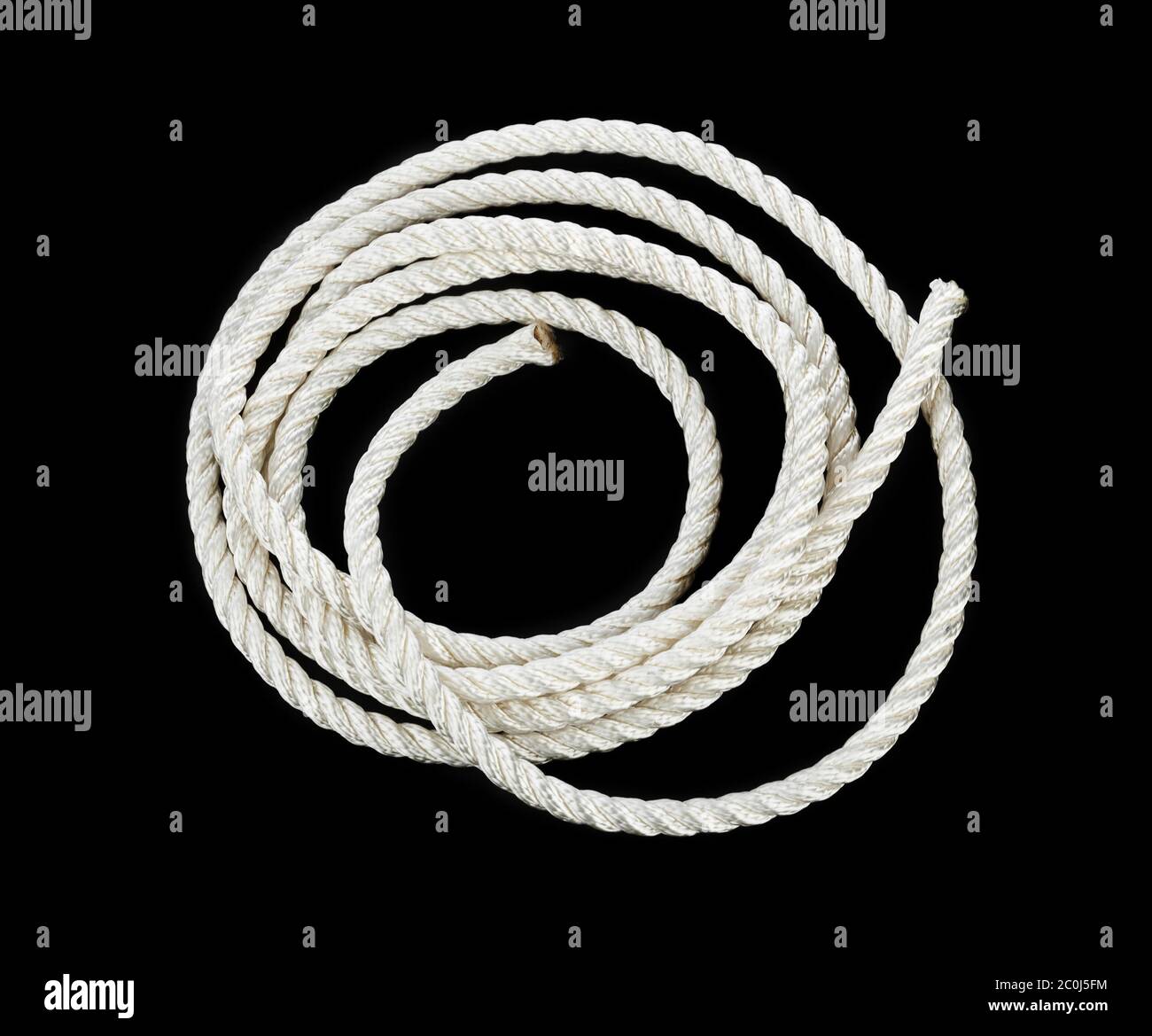 Roll of rope Stock Photo Alamy