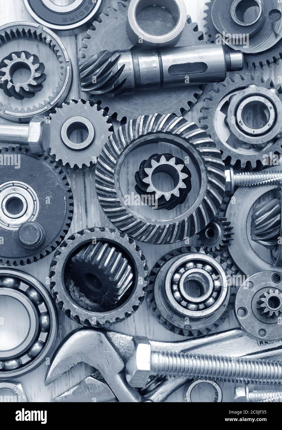 supplies for industrial, nuts and bolts Stock Photo Alamy