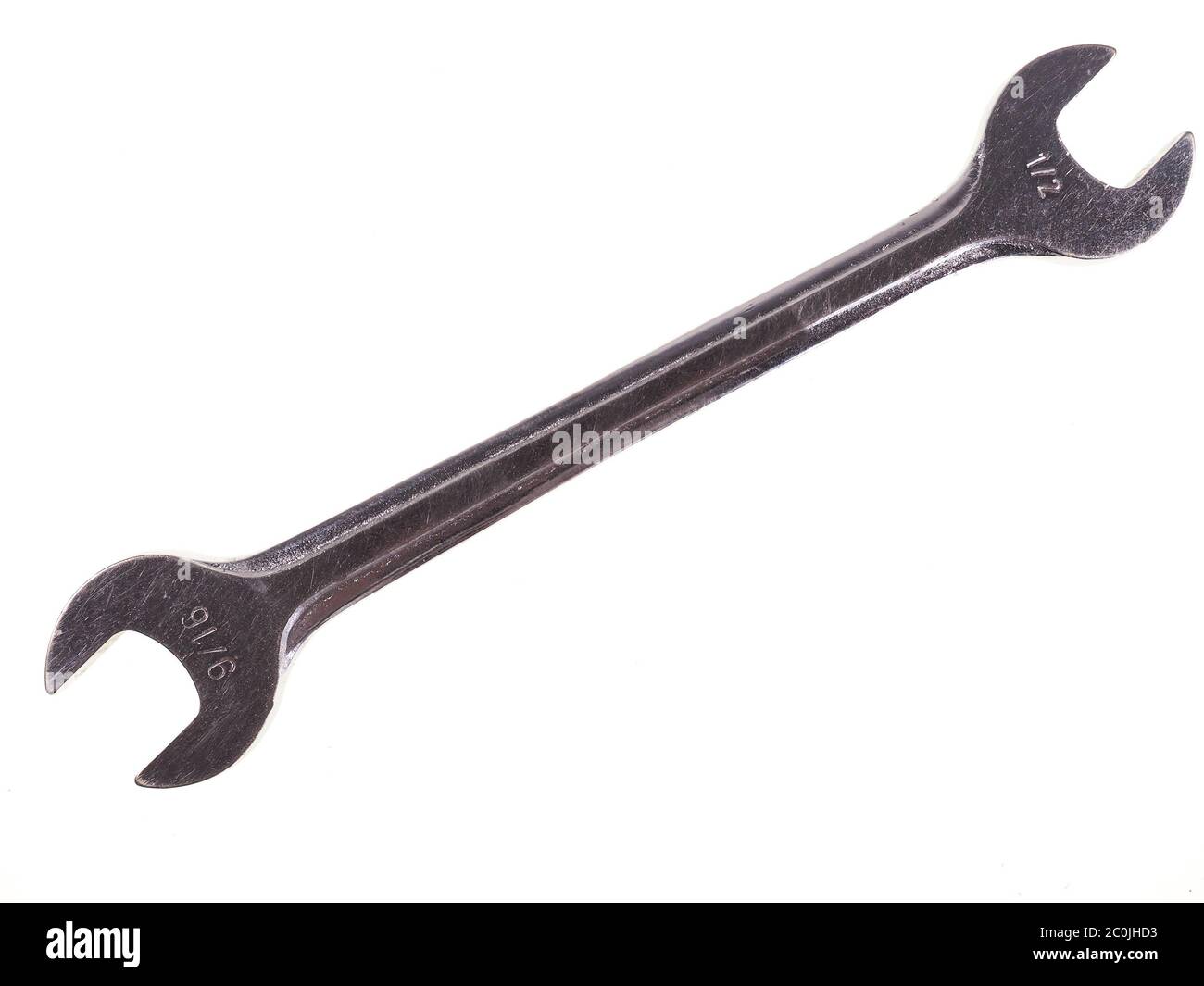Open ended metal spanner Cut Out Stock Images & Pictures - Alamy