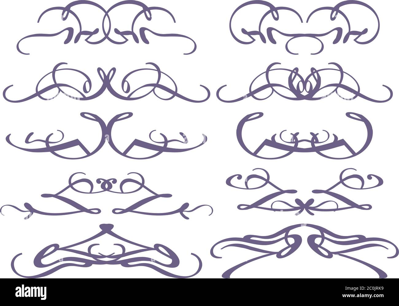 Vector vintage decorative design elements illustration Stock Vector ...