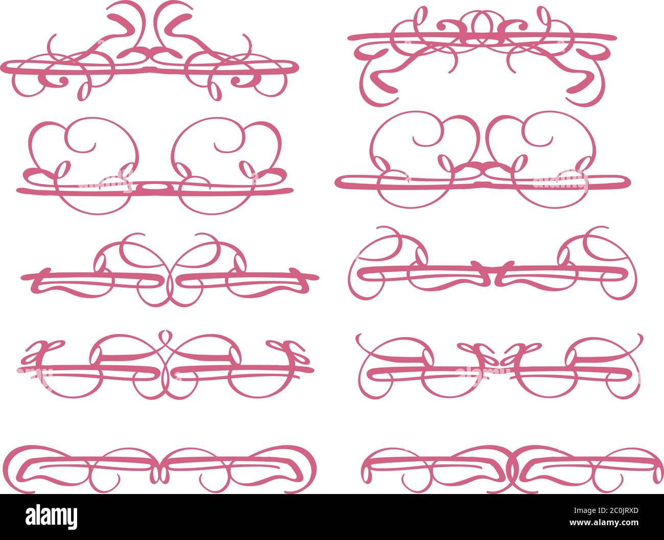 Vector vintage decorative design elements illustration Stock Vector ...